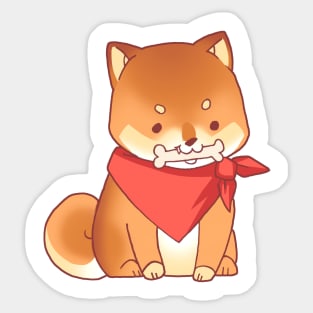 Rude Shiba Dog 3 - Chuchuw Sticker